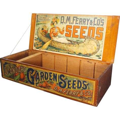 ferry's seed box metal|D.M. Ferry & Co. Seed Box .